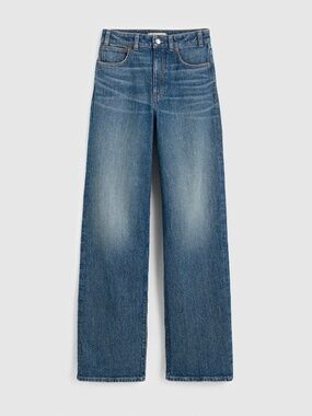 NWT Madewell The Perfect Vintage Wide Leg Jeans Tall 27T